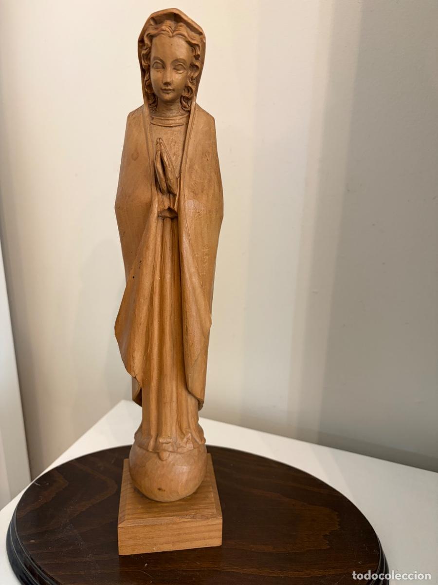 Antig&uuml;edades: IMAGEN VIRGEN MADERA - Foto 3