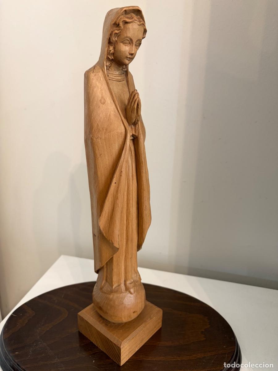 Antig&uuml;edades: IMAGEN VIRGEN MADERA - Foto 4