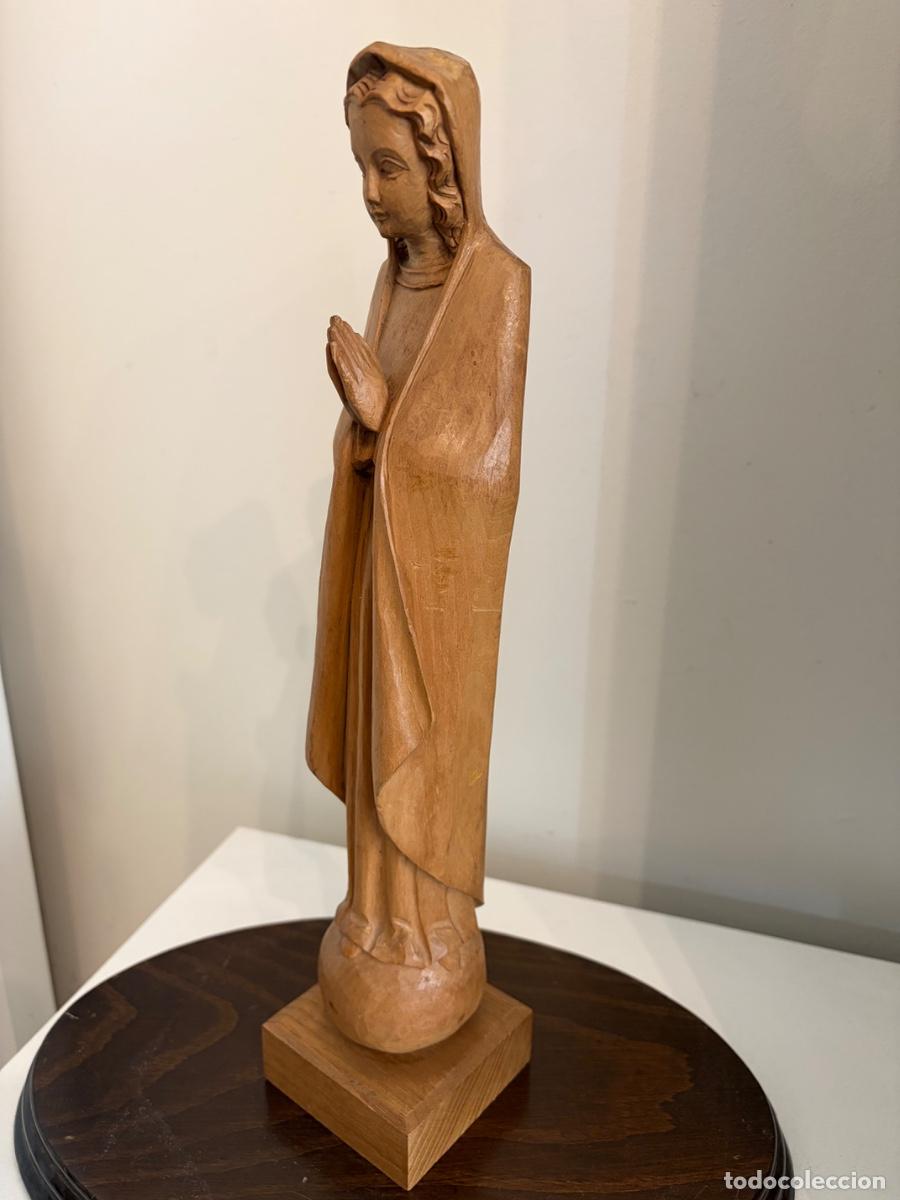 Antig&uuml;edades: IMAGEN VIRGEN MADERA - Foto 5