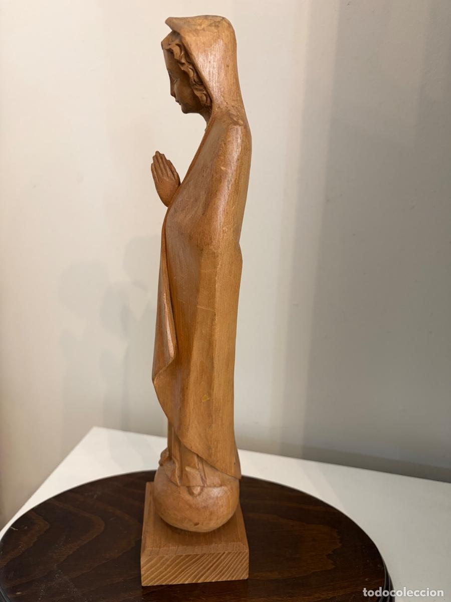 Antig&uuml;edades: IMAGEN VIRGEN MADERA - Foto 6