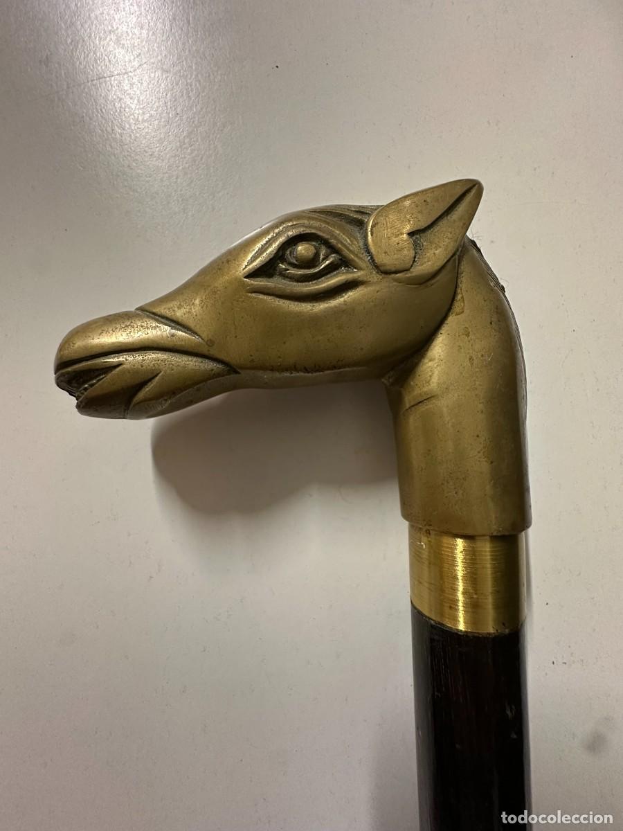 Antig&uuml;edades: Bast&oacute;n con el mango de bronce C2