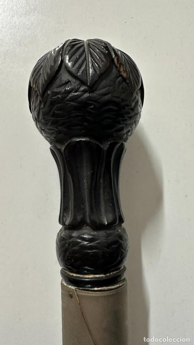 Antig&uuml;edades: Bast&oacute;n de madera mango redondo