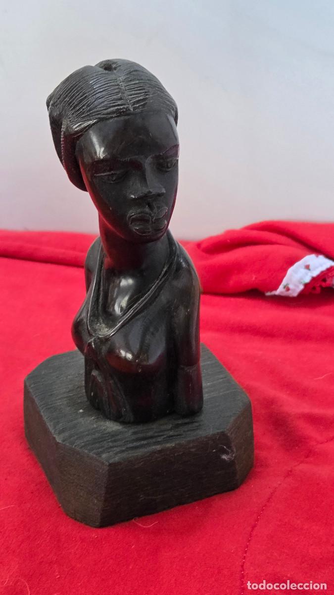 Antig&uuml;edades: busto de arte africano - Foto 2