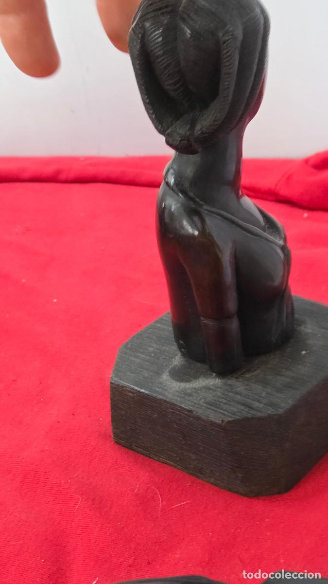 Antig&uuml;edades: busto de arte africano - Foto 4