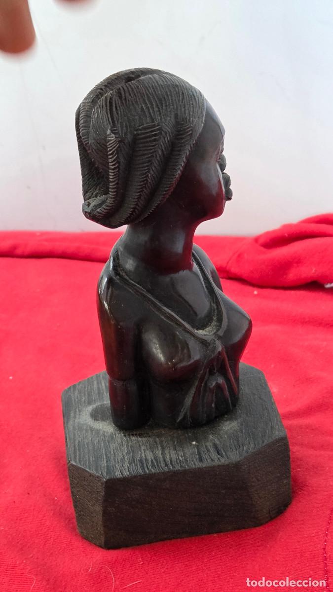 Antig&uuml;edades: busto de arte africano - Foto 5