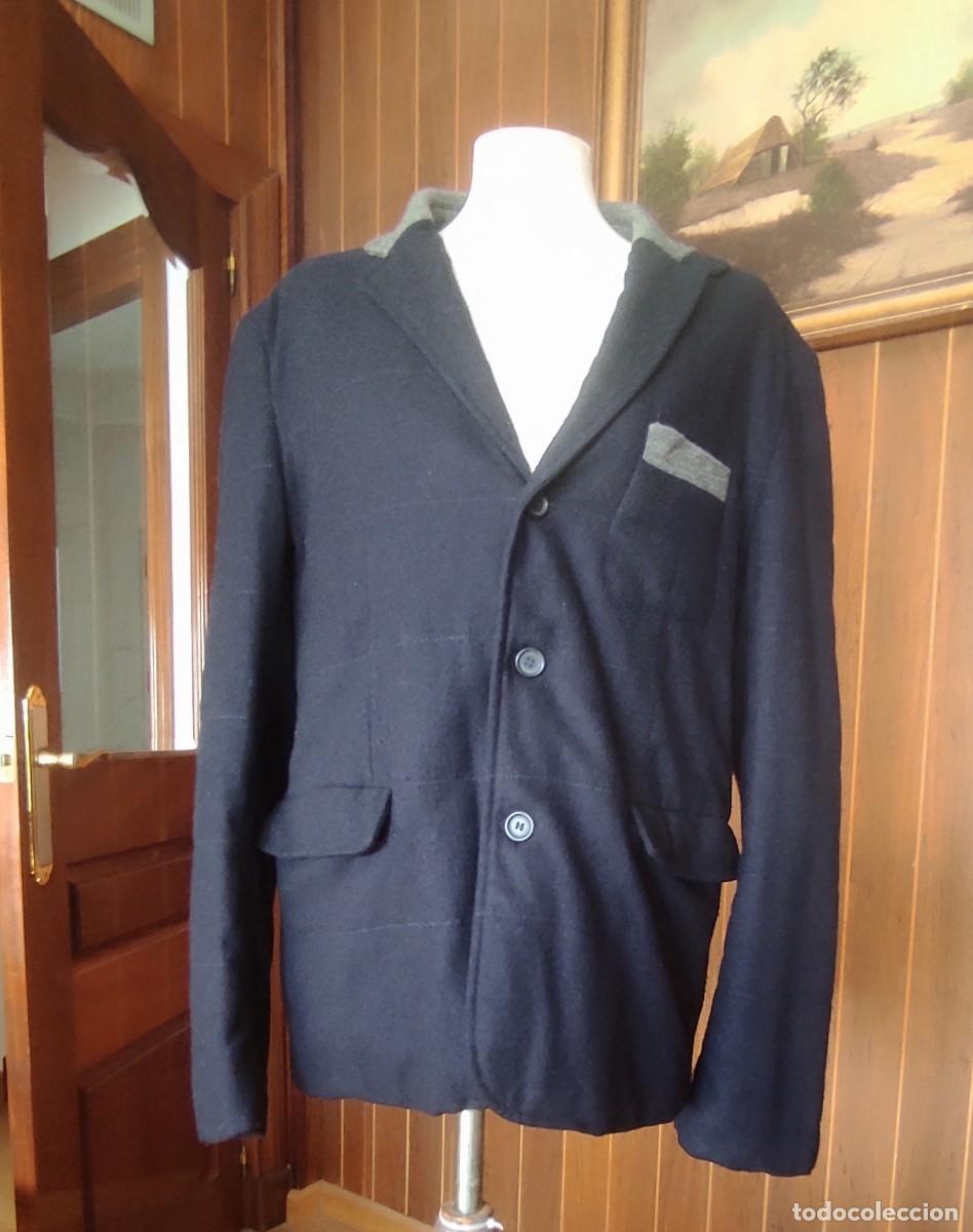 Antig&uuml;edades: BLAZER/CHAQUETA ADOLFO DOM&Iacute;NGUEZ AZUL MARINO TALLA 52 &ndash; ELEGANTE Y DE CALIDAD