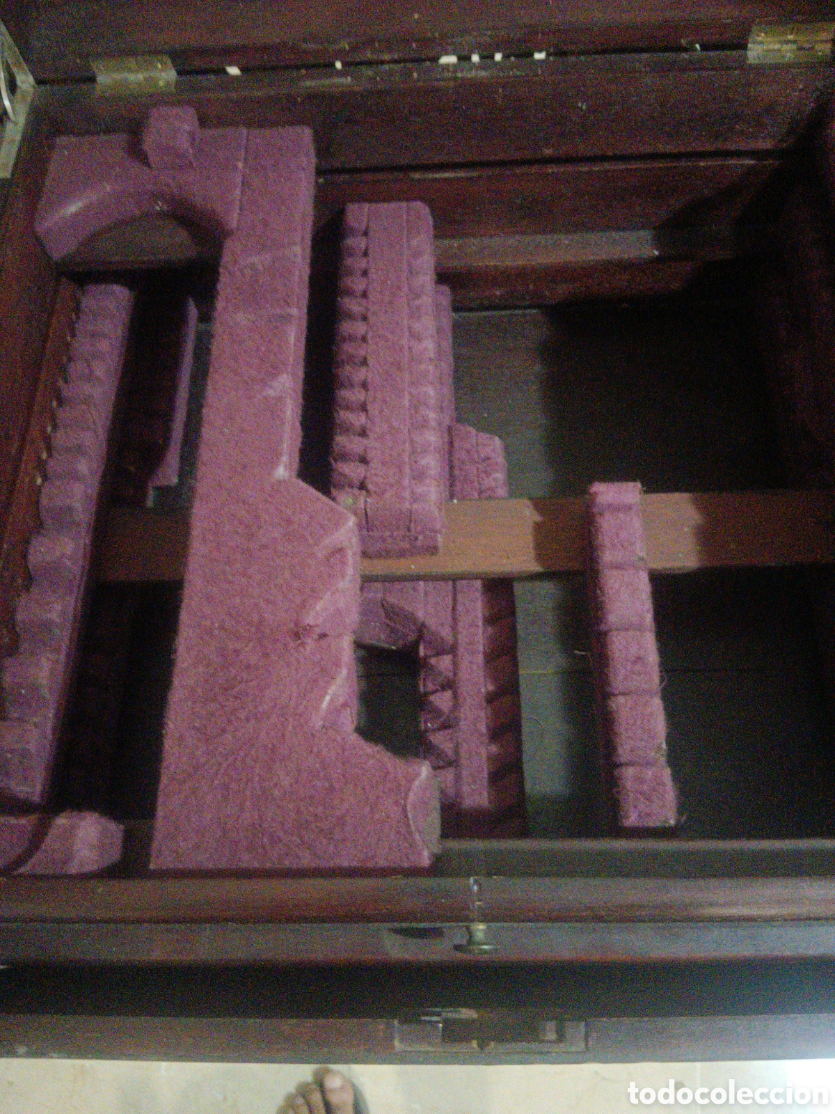 Antig&uuml;edades: Gran Caja de madera antigua - Foto 3