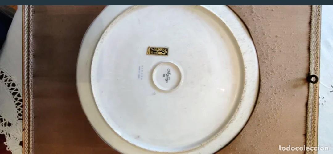 Antig&uuml;edades: Plato de porcelana de Algora - Foto 2