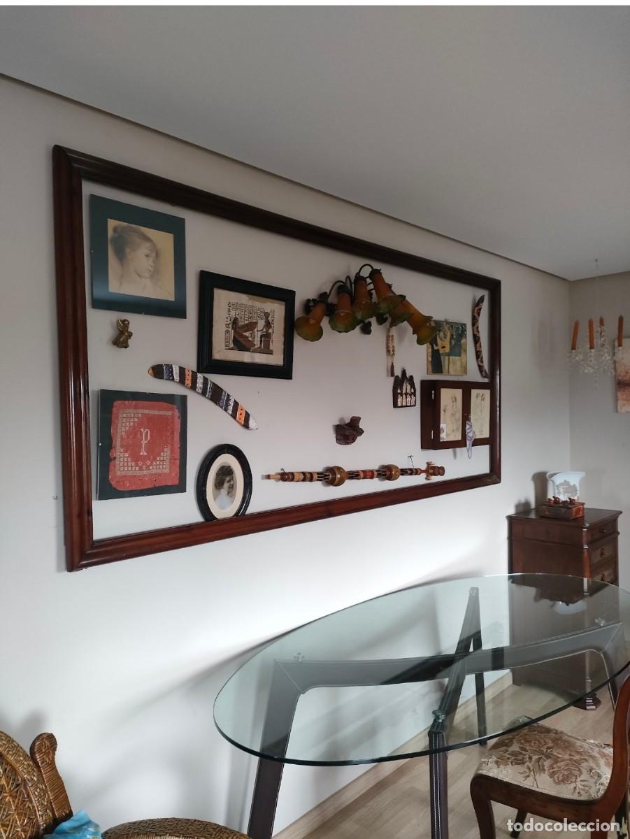 Antig&uuml;edades: Antiguo marco de caoba - Foto 7