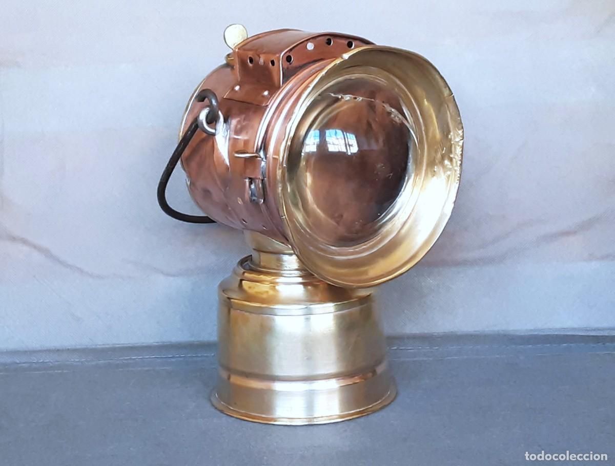 Antig&uuml;edades: FARO LINTERNA DE CARBURO ACETILENO PP S XX