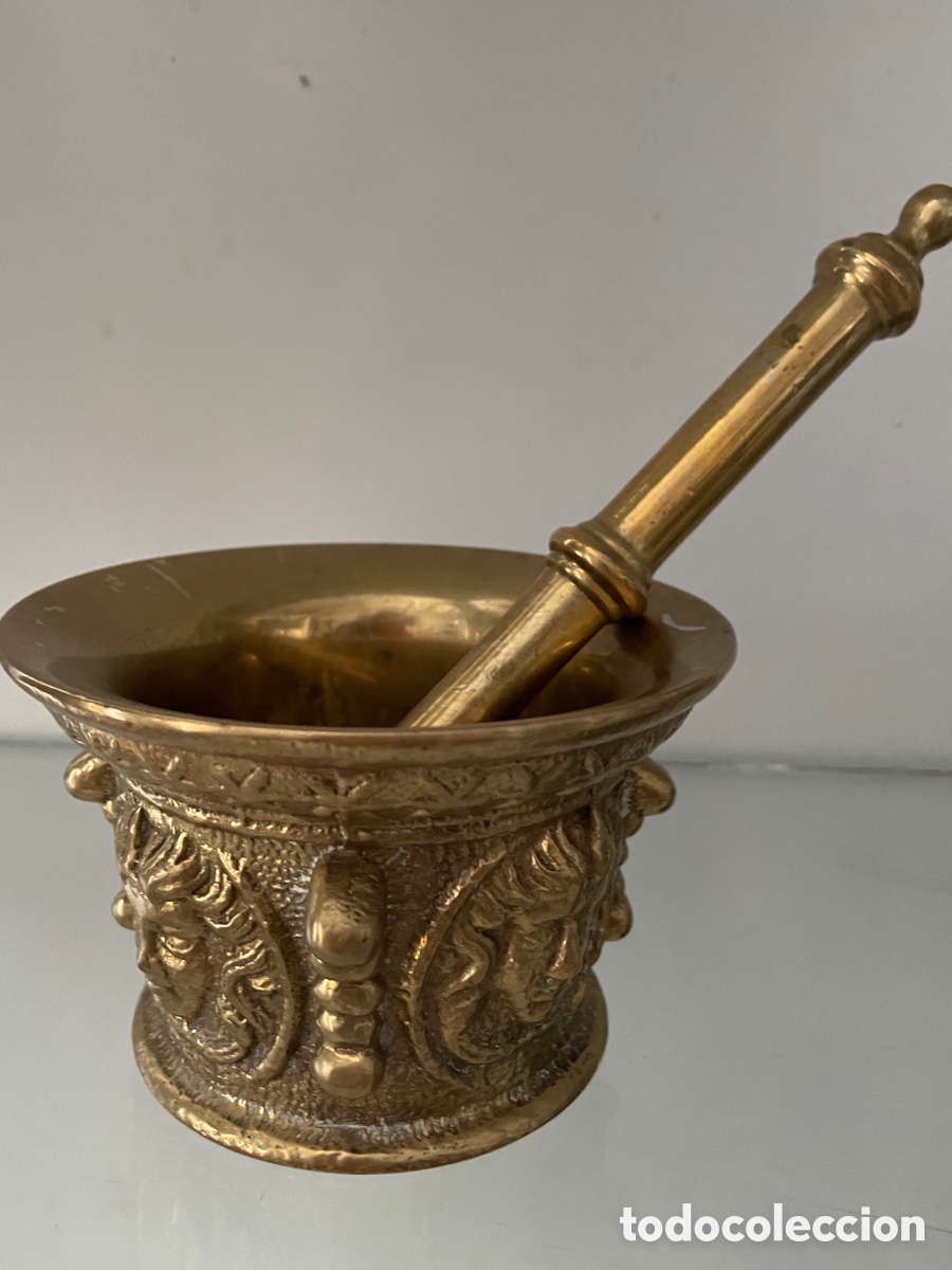 Antig&uuml;edades: Almirez y maja de bronce - Foto 2