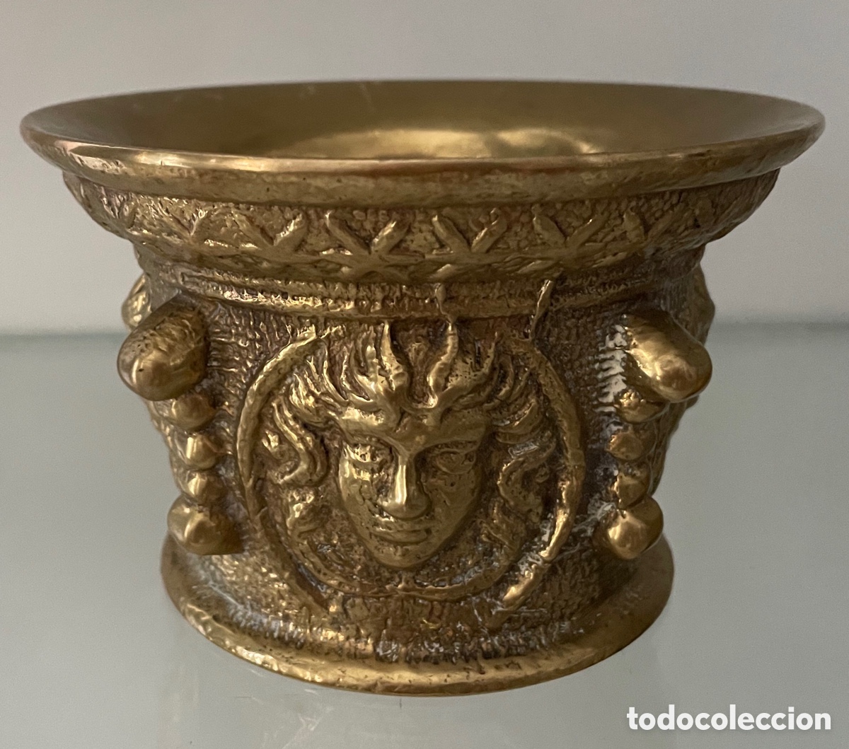 Antig&uuml;edades: Almirez y maja de bronce - Foto 3