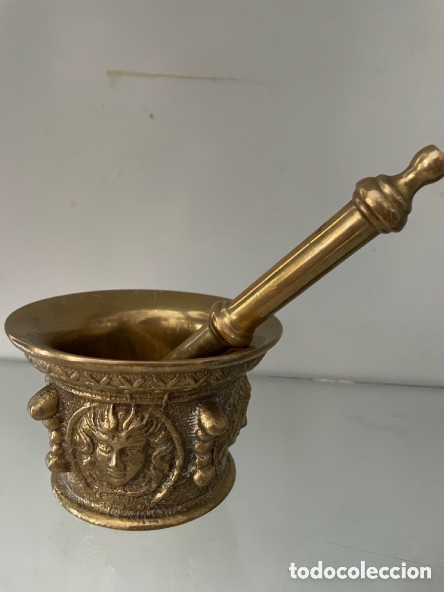 Antig&uuml;edades: Almirez y maja de bronce - Foto 5