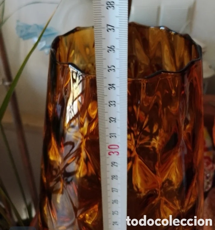 Antig&uuml;edades: Jarr&oacute;n vintage de vidrio soplado
