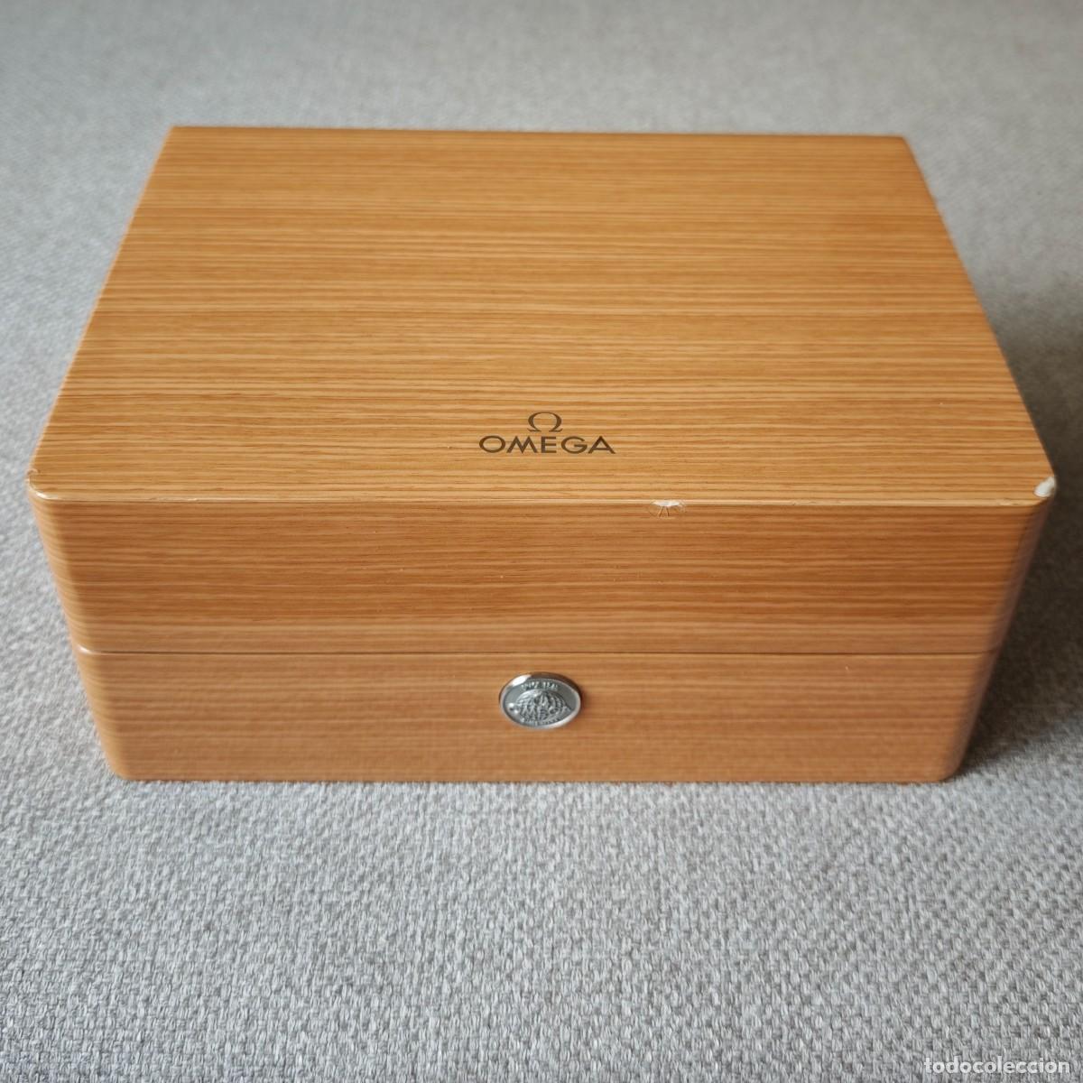 Antig&uuml;edades: OMEGA caja madera reloj montre boite orologio scatola watch box