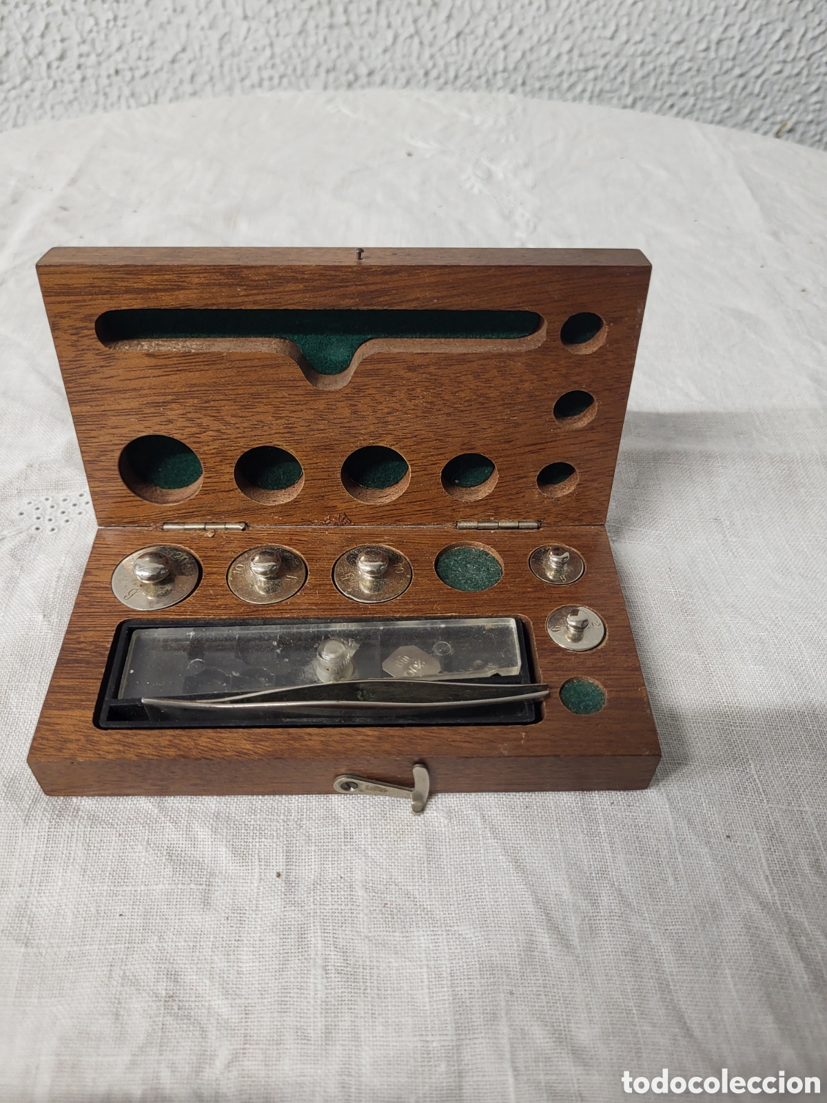 Antig&uuml;edades: ESTUCHE PESAS DE PRECISI&Oacute;N - Foto 1