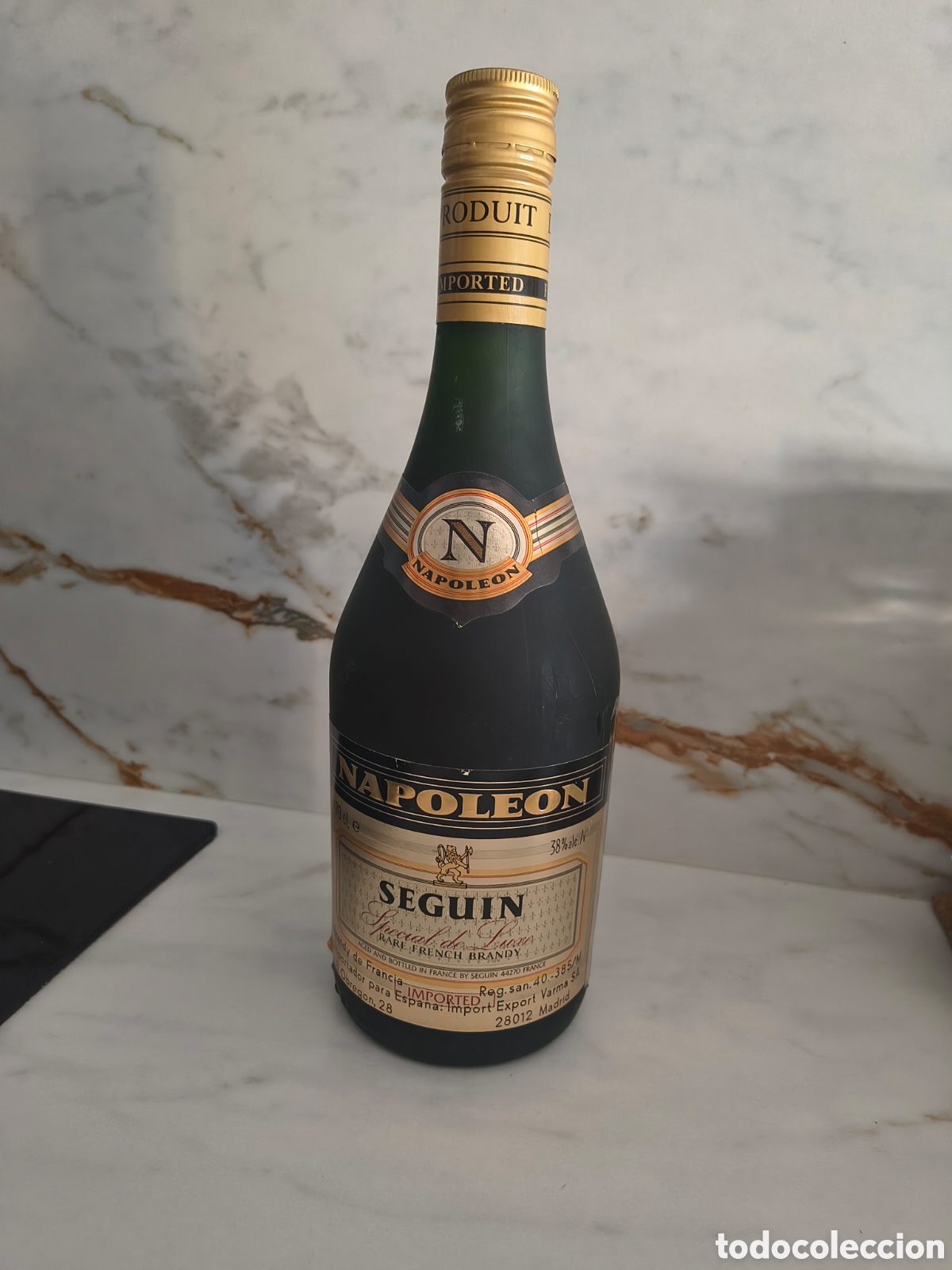 Antig&uuml;edades: Botella de Co&ntilde;ac Napole&oacute;n