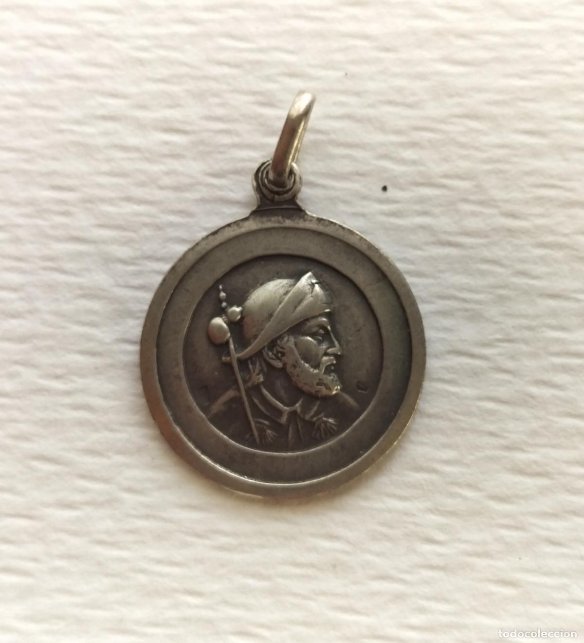 Antig&uuml;edades: MEDALLA DE PLATA CONMEMORATIVA DEL A&Ntilde;O SANTO COMPOSTELANO DE 1965