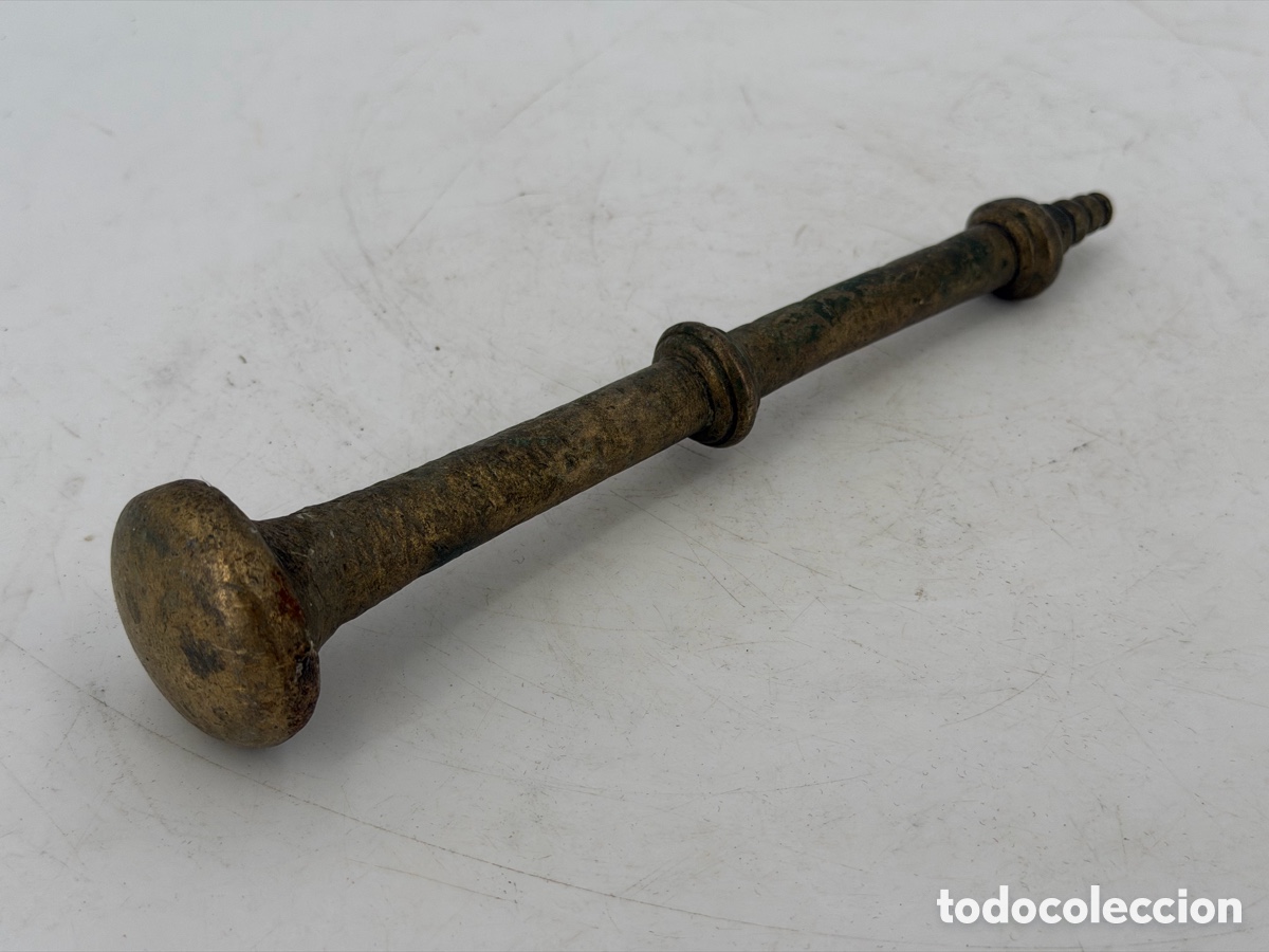 Antig&uuml;edades: Mazo de bronce de Almirez o Mortero - Foto 2
