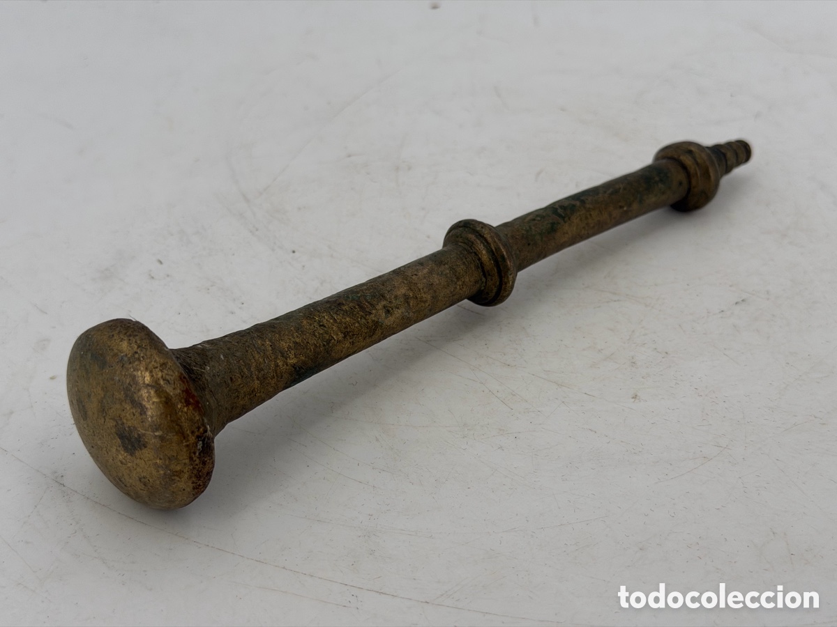Antig&uuml;edades: Mazo de bronce de Almirez o Mortero - Foto 4