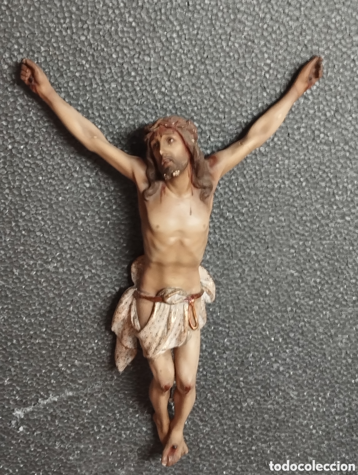 Antig&uuml;edades: TALLA DE MADERA , JESUS - Foto 3