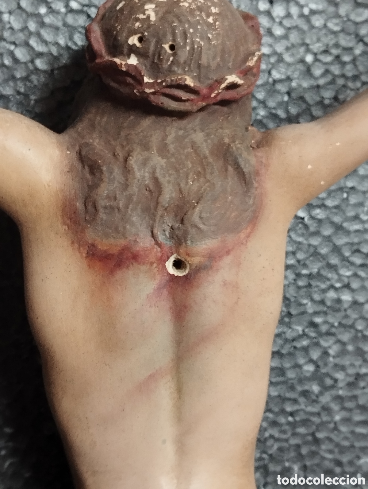 Antig&uuml;edades: TALLA DE MADERA , JESUS - Foto 13
