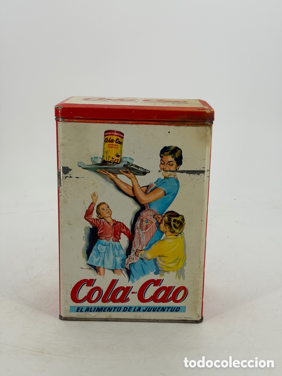Antig&uuml;edades: Antigua Caja de Cola Cao - Foto 2
