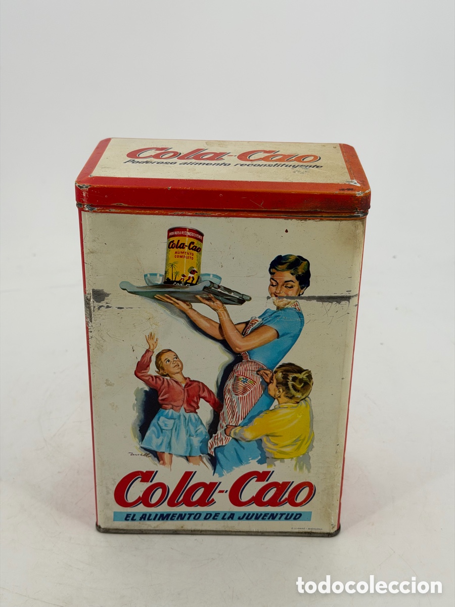 Antig&uuml;edades: Antigua Caja de Cola Cao - Foto 3