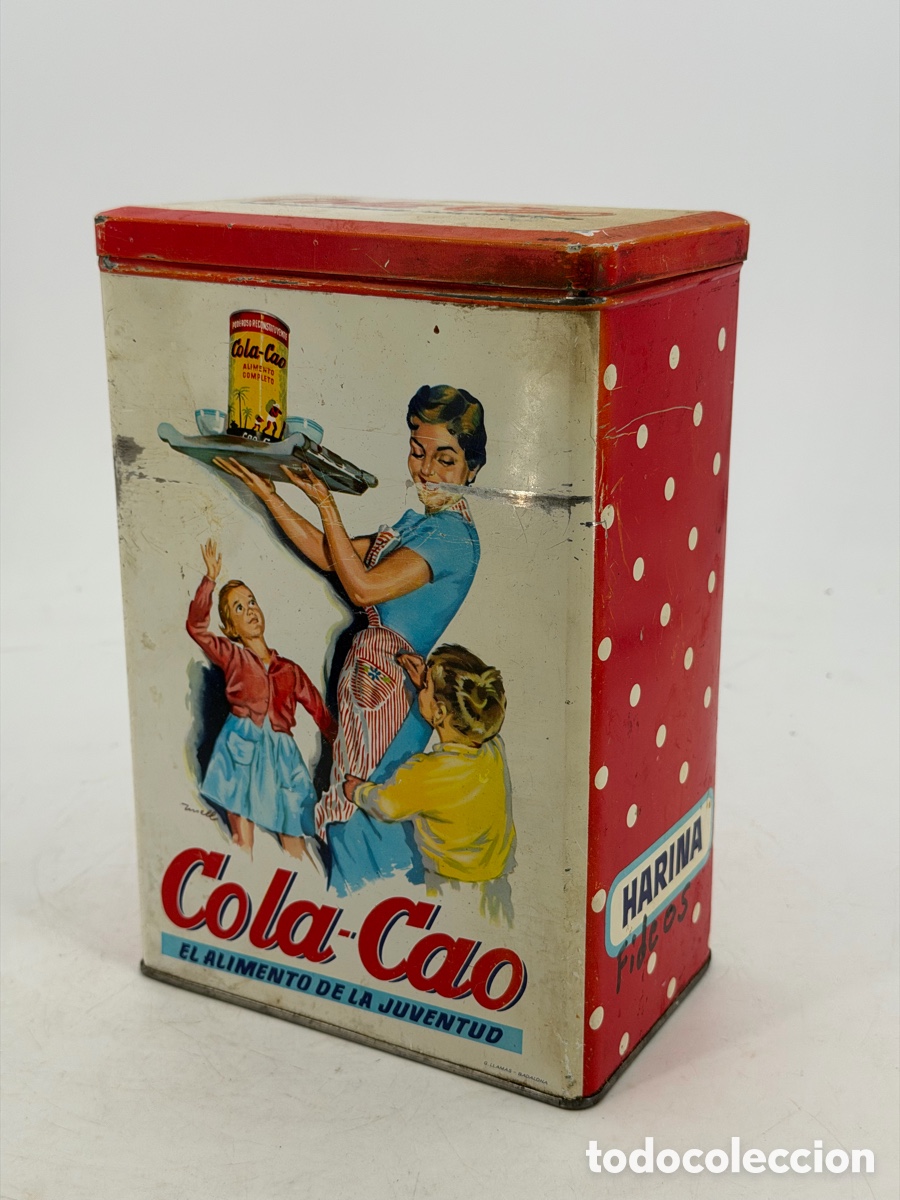 Antig&uuml;edades: Antigua Caja de Cola Cao - Foto 5