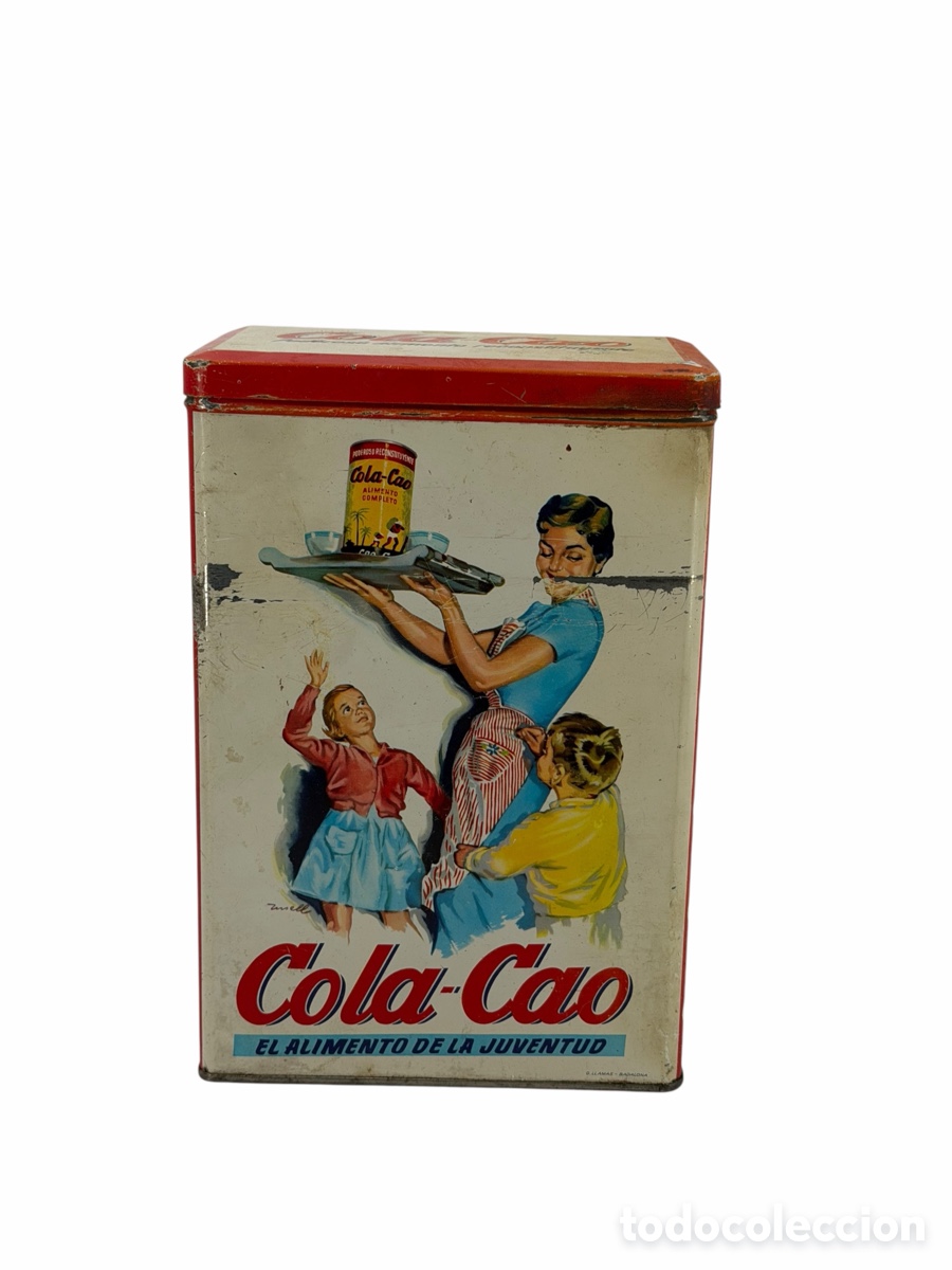 Antig&uuml;edades: Antigua Caja de Cola Cao - Foto 1