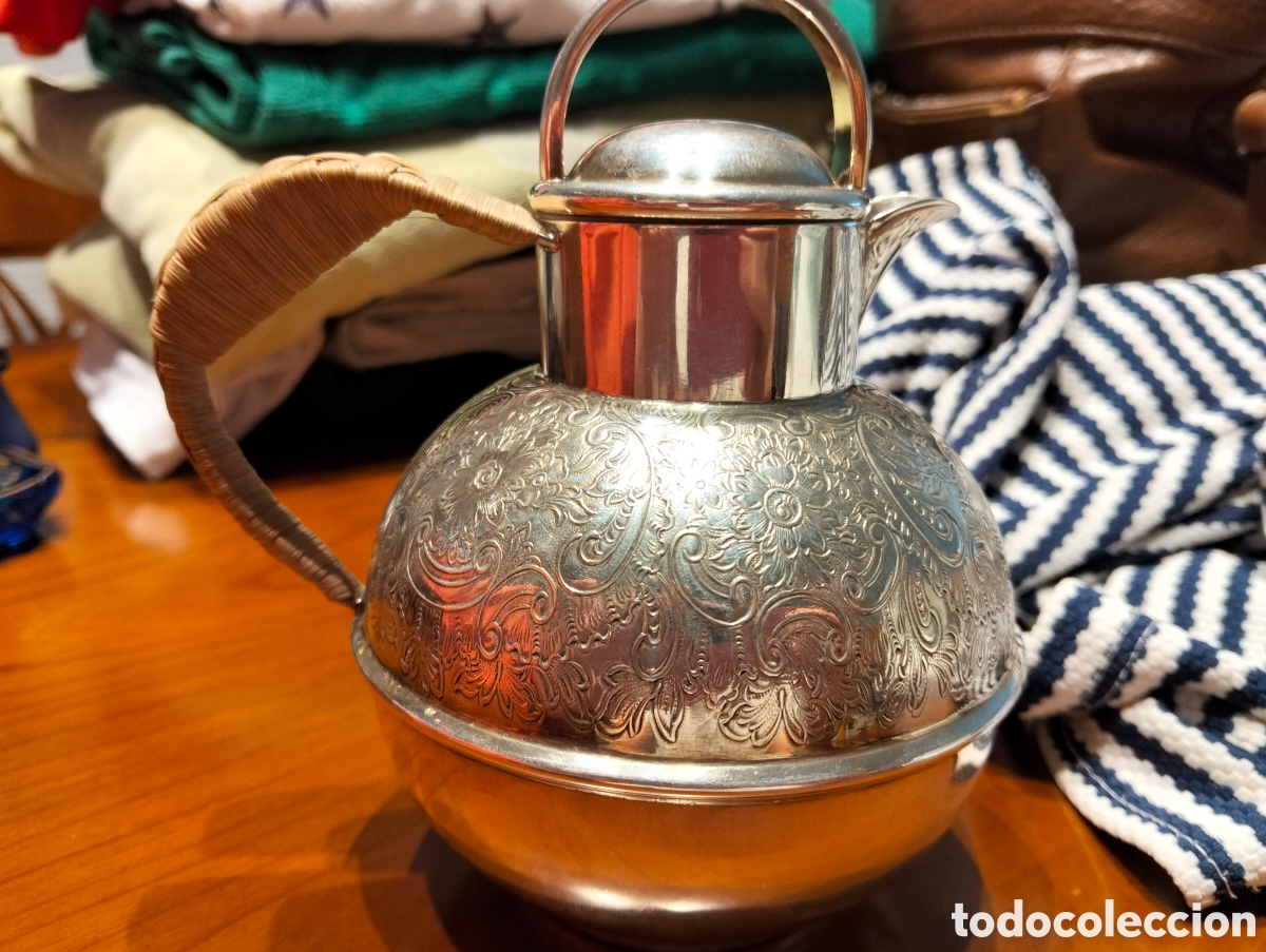 Antig&uuml;edades: Jarra. Tetera de plata. - Foto 2