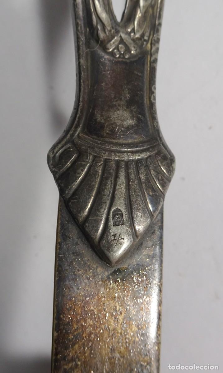 Antig&uuml;edades: ANTIGUO ABRECARTAS METAL, &iquest;MANGO PLATA O ALPACA?, VER FOTOS