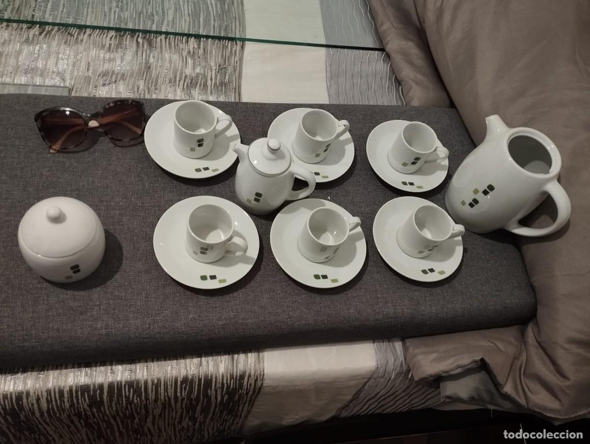 Antig&uuml;edades: juego de cafe de porcelana