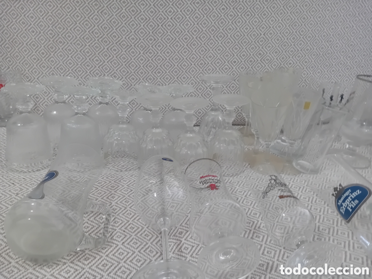 Antig&uuml;edades: Lote de cristaler&iacute;a y copas variadas ✨ - Foto 4