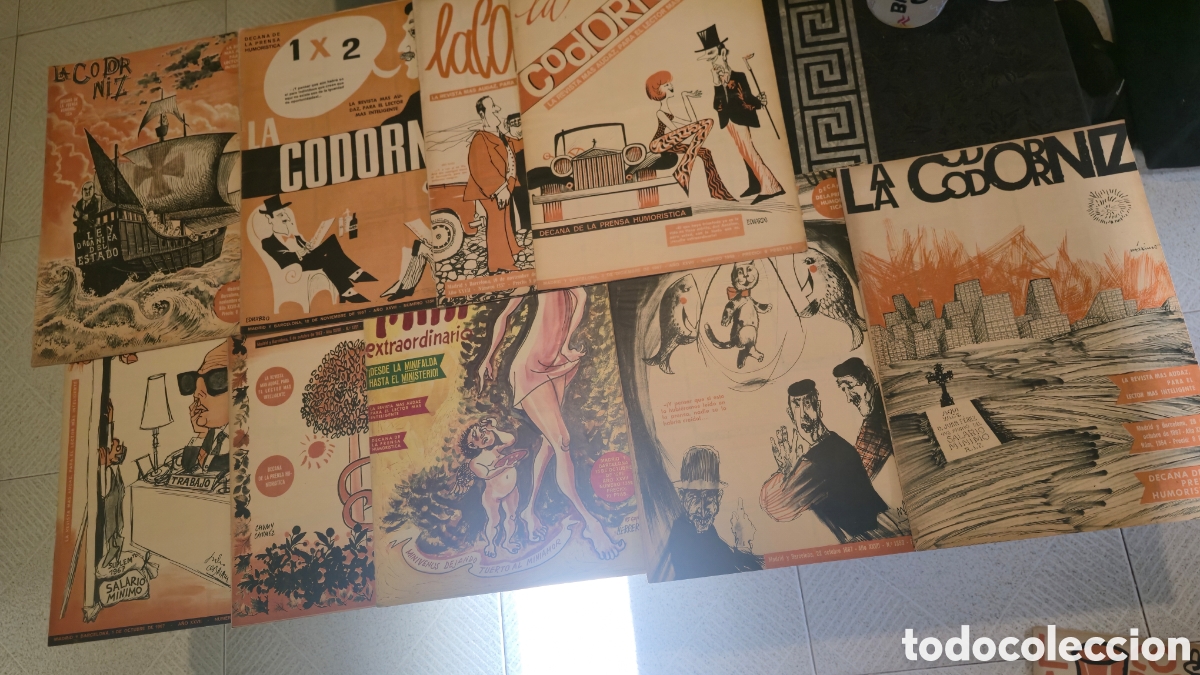 Antig&uuml;edades: Revistas codorniz antiguas