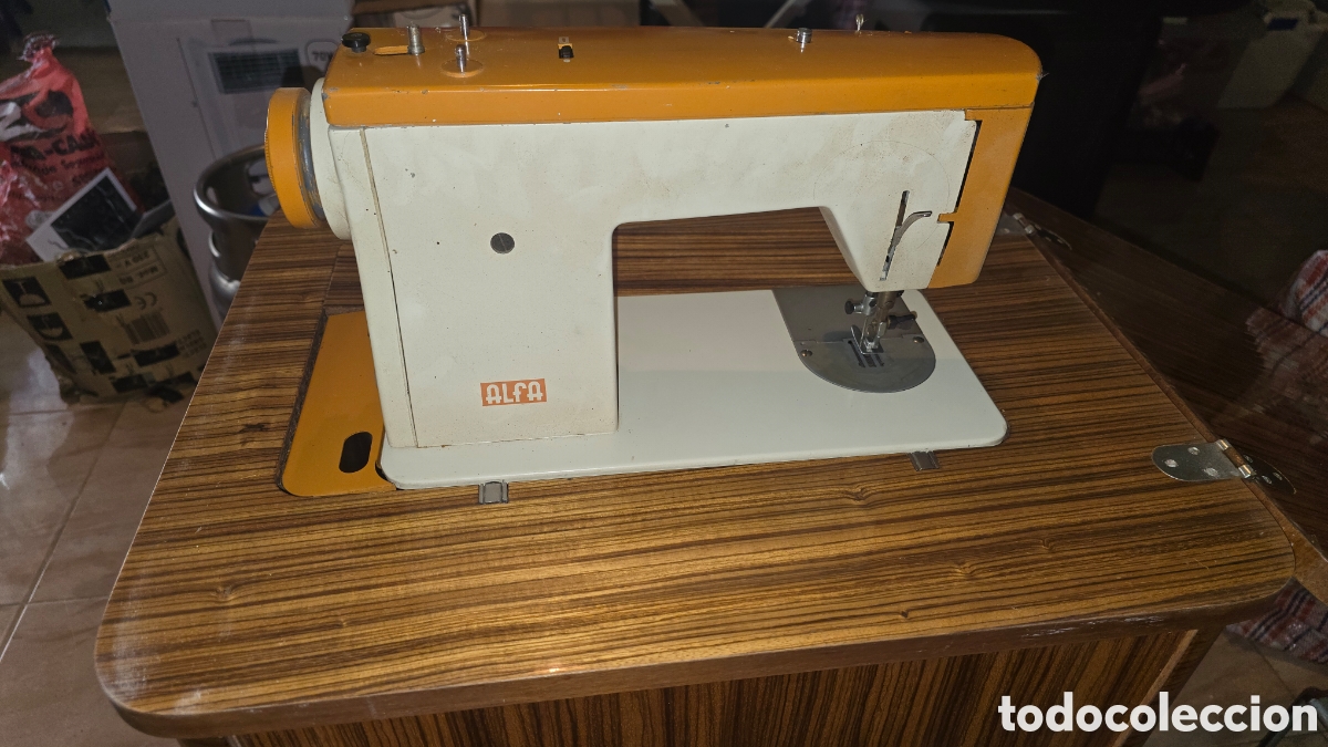 Antig&uuml;edades: Maquina de coser alfa superautomatica con mesa - Foto 3