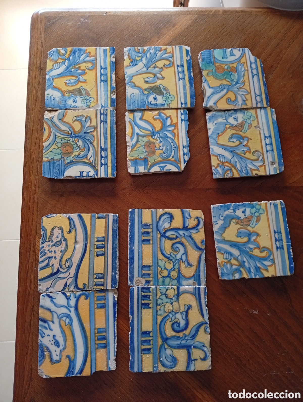 Antig&uuml;edades: Azulejos renacentistas muy raros piezas de museo