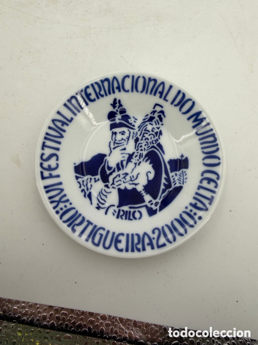 Antig&uuml;edades: Plato Cer&aacute;mica Sargadelos - Foto 2