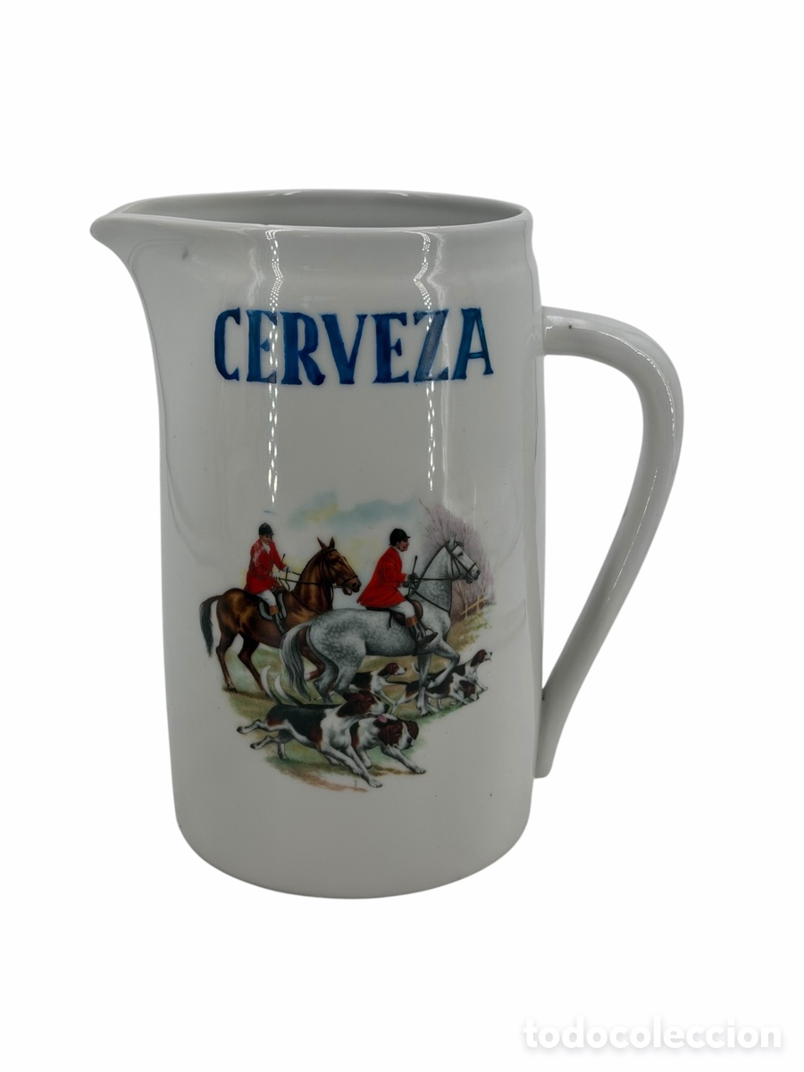 Antiguidades: Jarra de Cerveza de Cer&aacute;mica