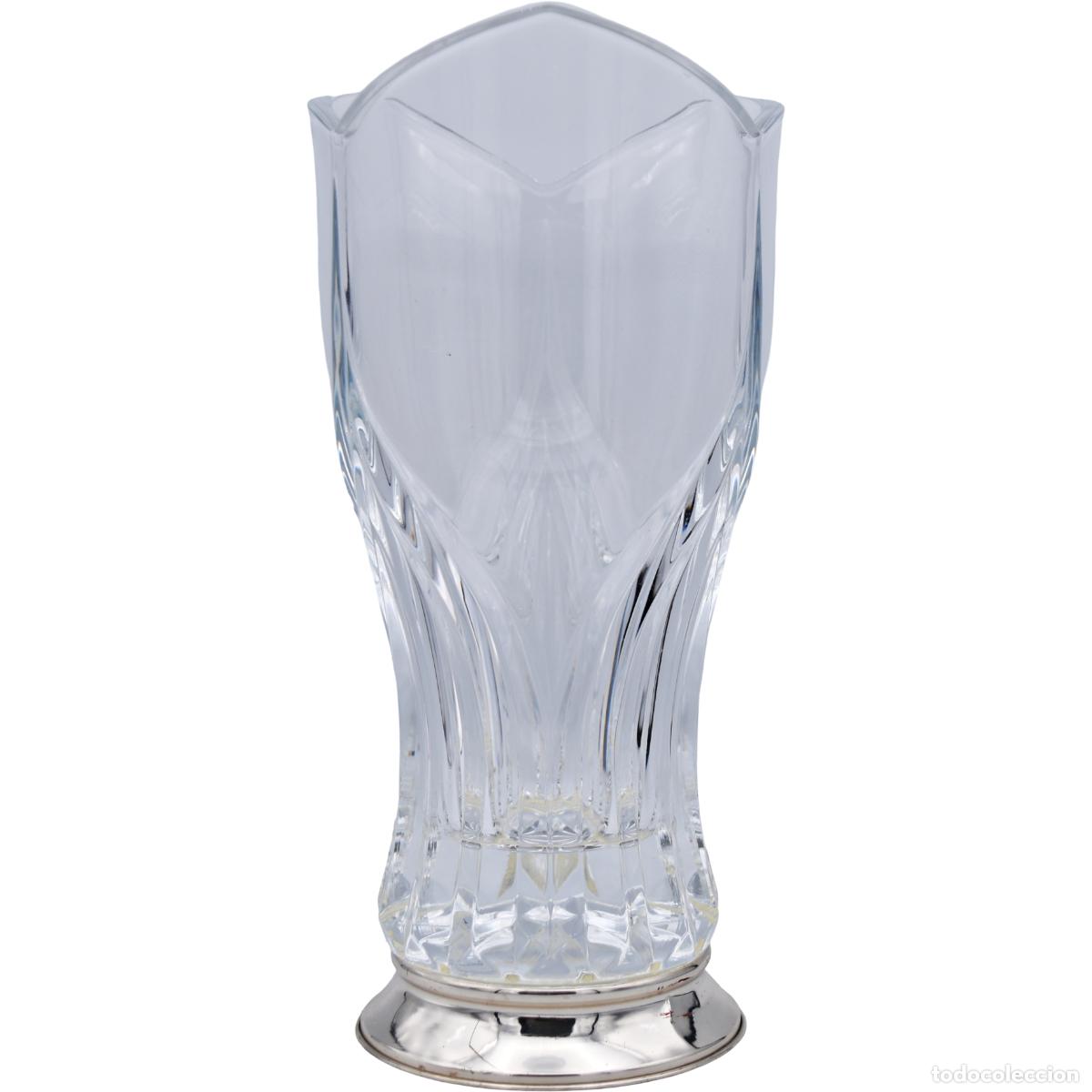 Antiquit&auml;ten: Jarr&oacute;n de cristal y plata