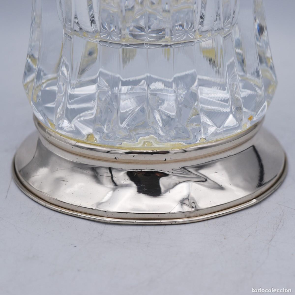 Antig&uuml;edades: Jarr&oacute;n de cristal y plata - Foto 10