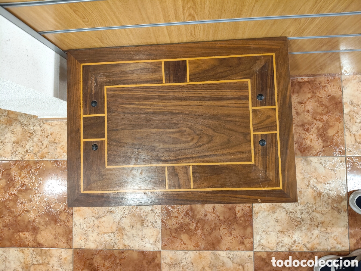 Antig&uuml;edades: MESA PARA BARGUE&Ntilde;O O VITRINA - Foto 2