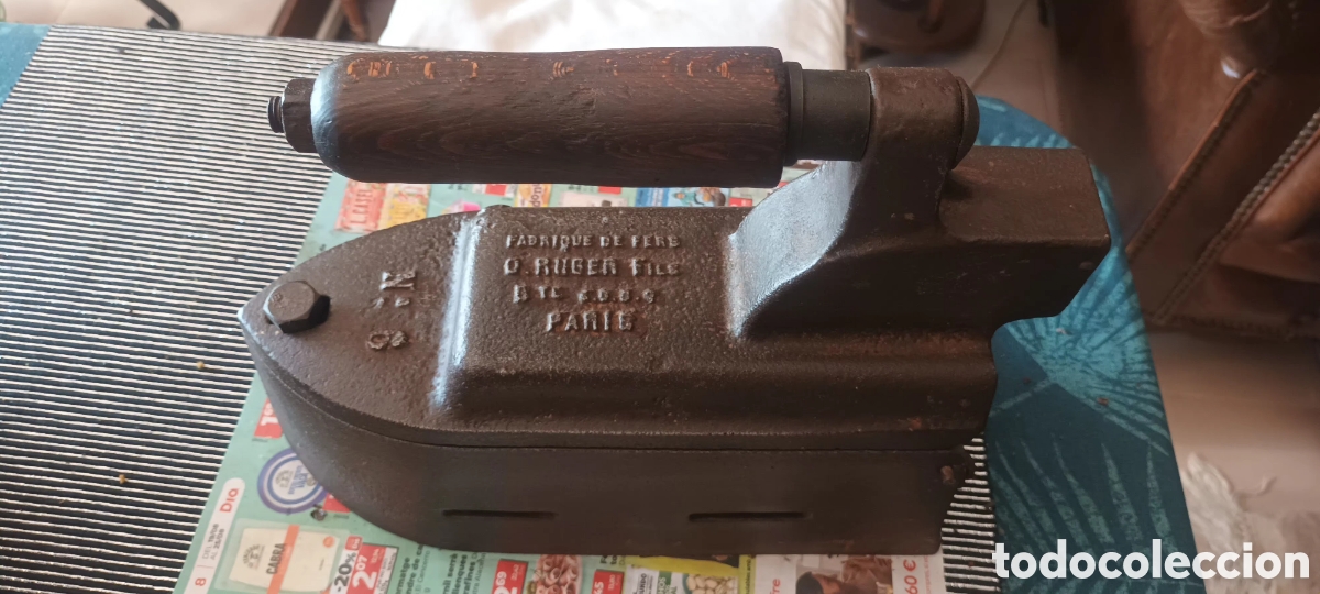 Antiguidades: Antigua plancha de sastreria