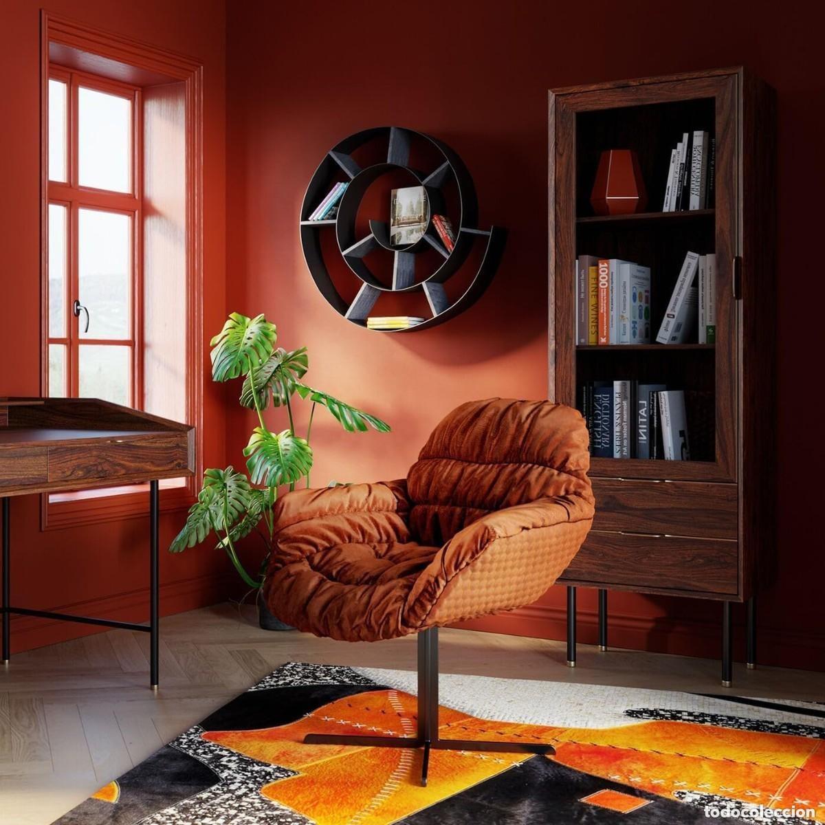 Oggetti Antichi: estanteria espiral de metal y madera,muy decorativa