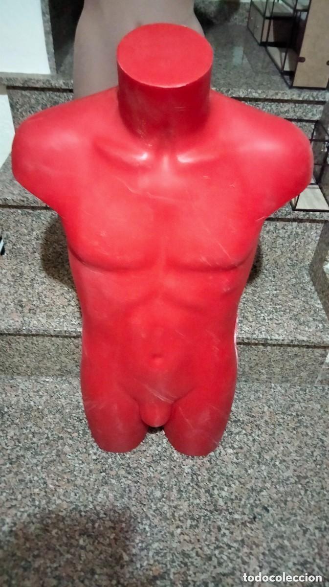 Antig&uuml;edades: maniqui de escaparate -torso hombre - Foto 2