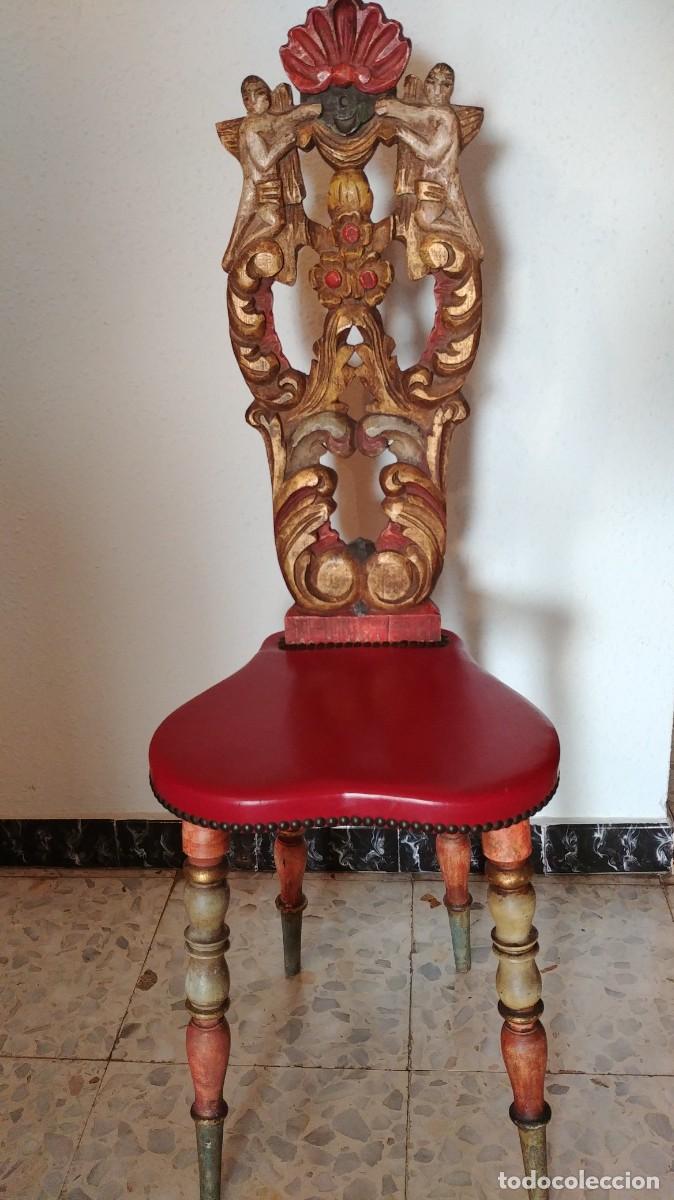 Antig&uuml;edades: Silla auxiliar de recibidor