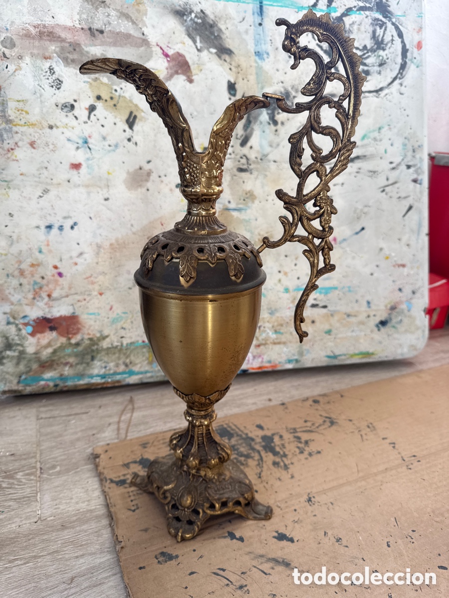 Antiquit&eacute;s: Jarra de Bronce puro del bueno, LAT&Oacute;N