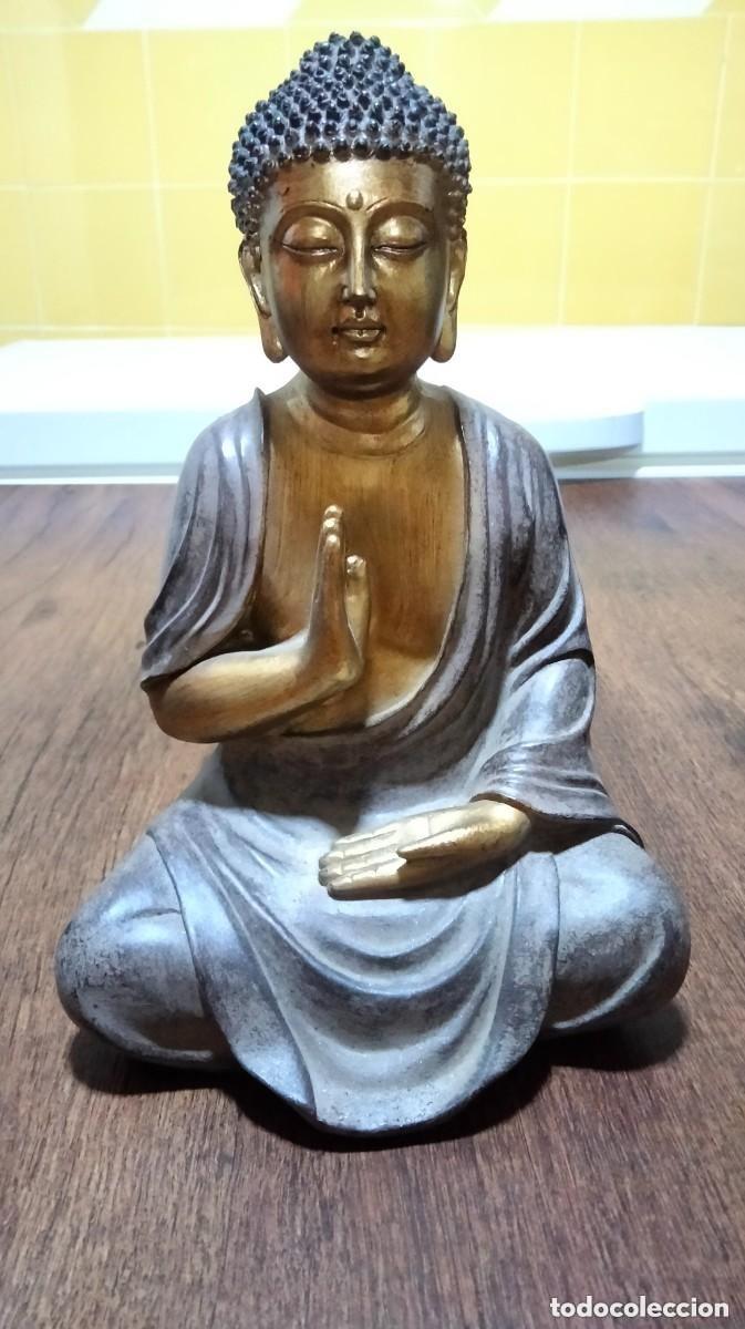 Antiques: FIGURA DE BUDA DE RESINA DE ALTA DENCIDAD