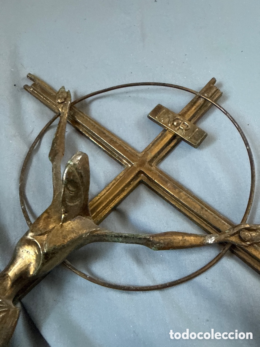 Antig&uuml;edades: Cristo en bronce y granito antigo - Foto 2