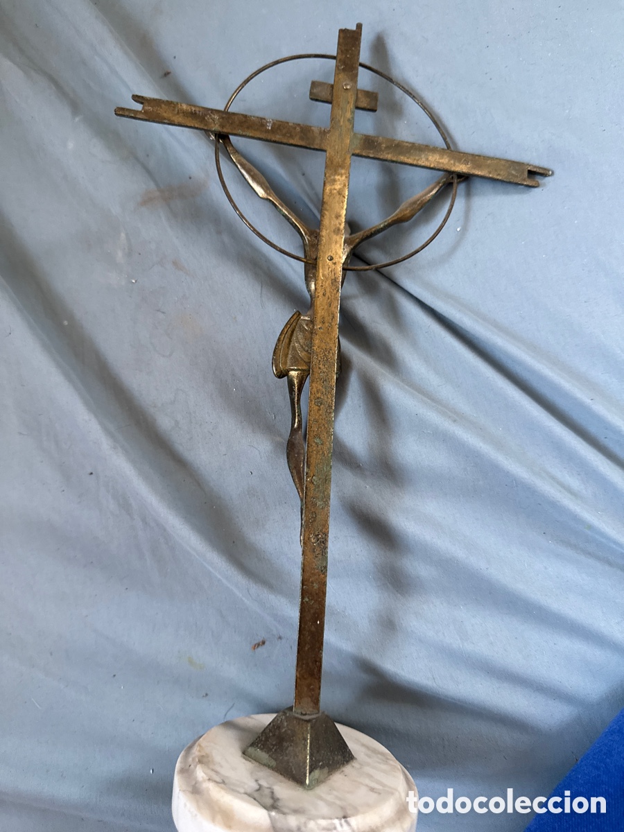 Antig&uuml;edades: Cristo en bronce y granito antigo - Foto 5